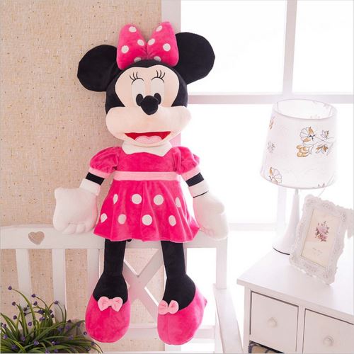 Peluche-Minnie-80cm-rose (1)